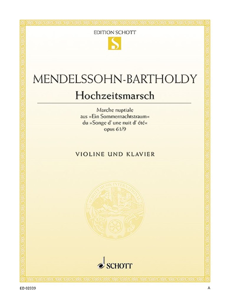 Hochzeitsmarsch op. 61/9